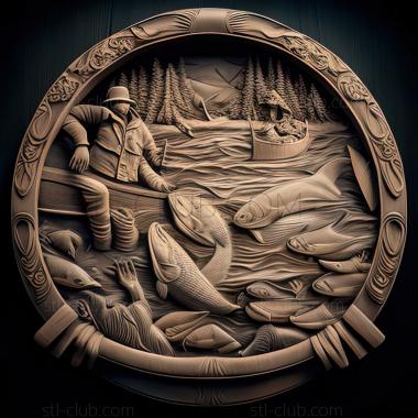 3D модель Европейская рыбалка (STL)